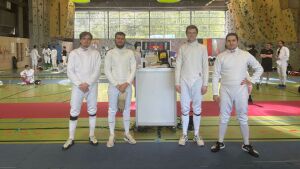 Erfolgreiche Teilnahme bei der DHM Fechten (Team) in Dresden